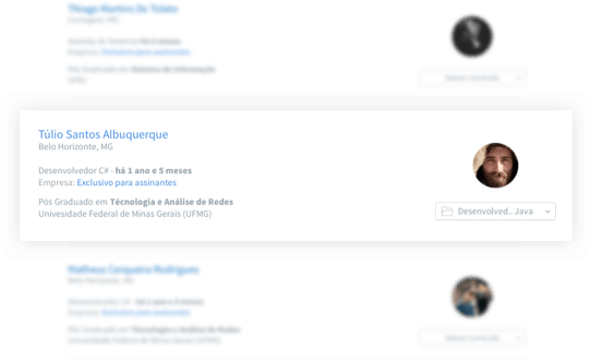 Informações Pesquisa Curriculo